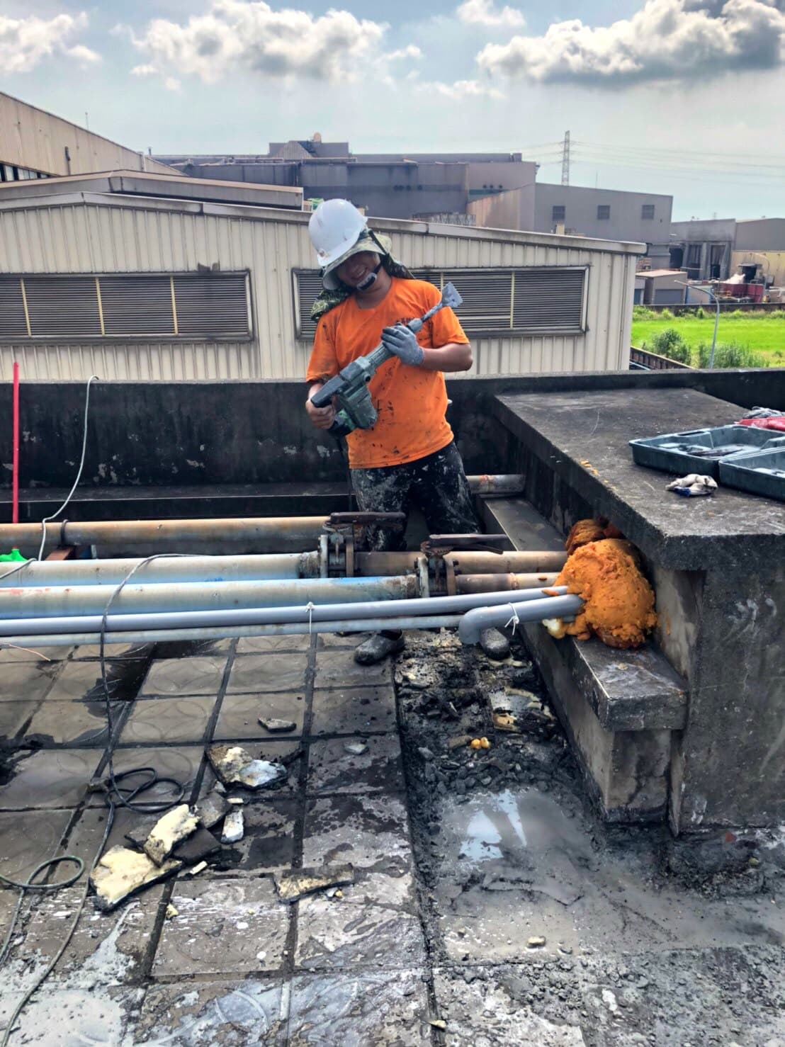 南京市江宁区东麒路厂区维修工程